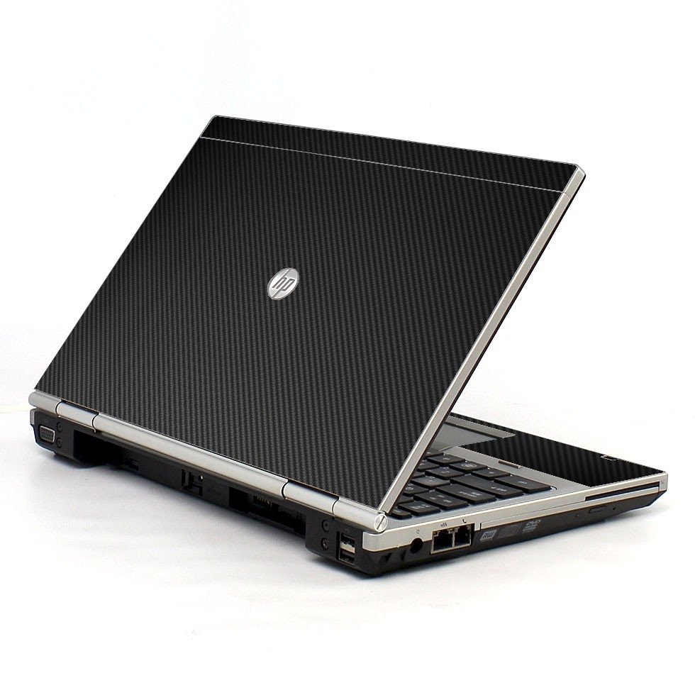 HP EliteBook 2560P BLACK CARBON FIBER Laptop Skin