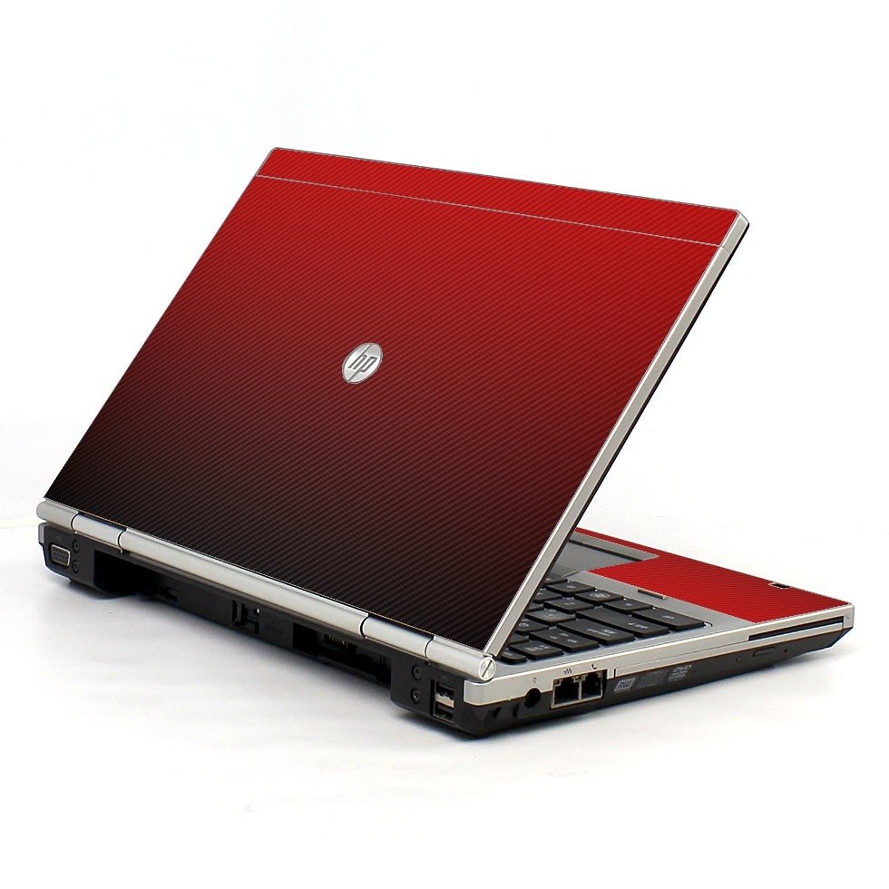 HP EliteBook 2560P RED CARBON FIBER Laptop Skin