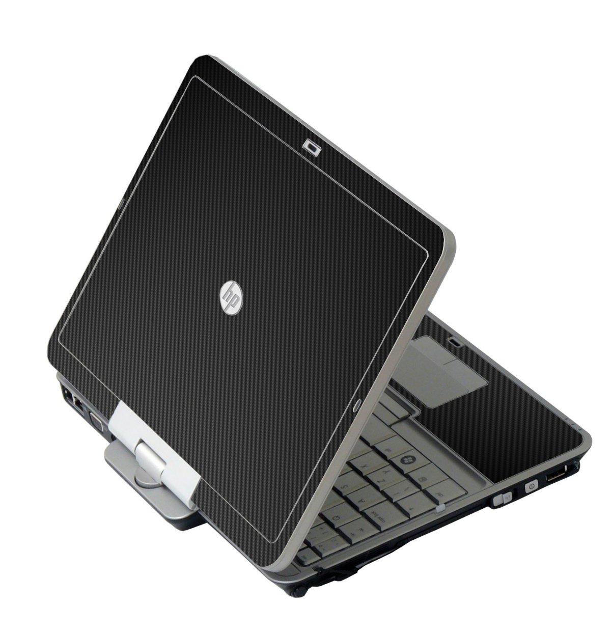 Black Carbon Fiber HP 2760P Laptop Skin