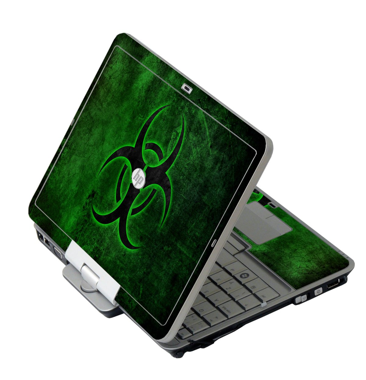 Green Biohazard HP 2760P Laptop Skin