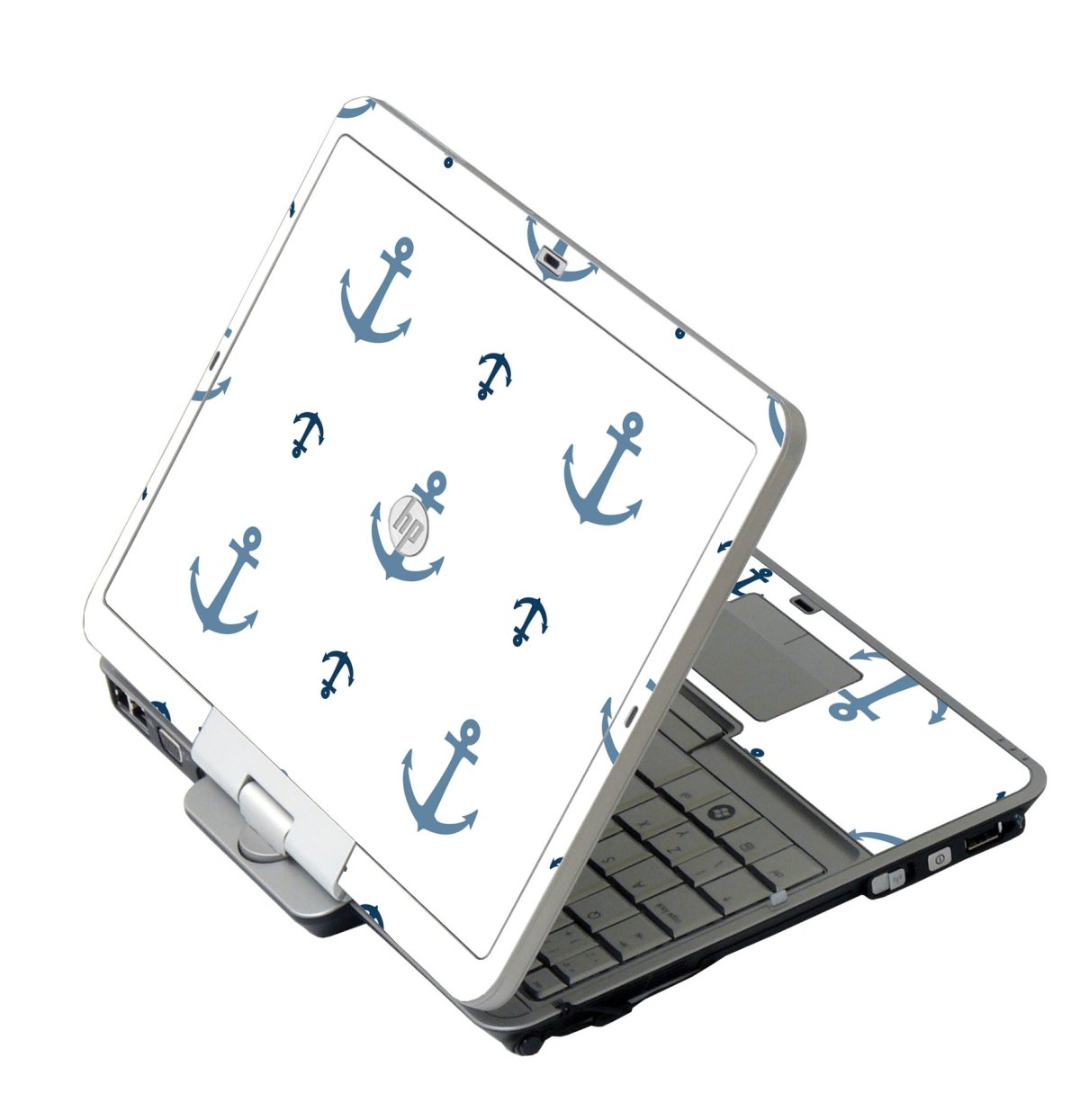 Multi Blue Anchors HP 2760P Laptop Skin