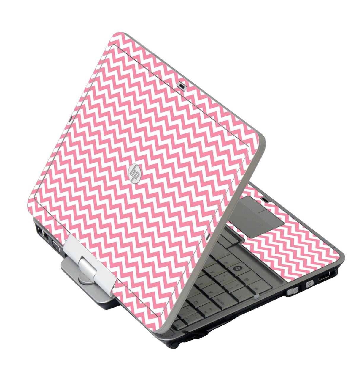 Pink Chevron Waves HP 2760P Laptop Skin