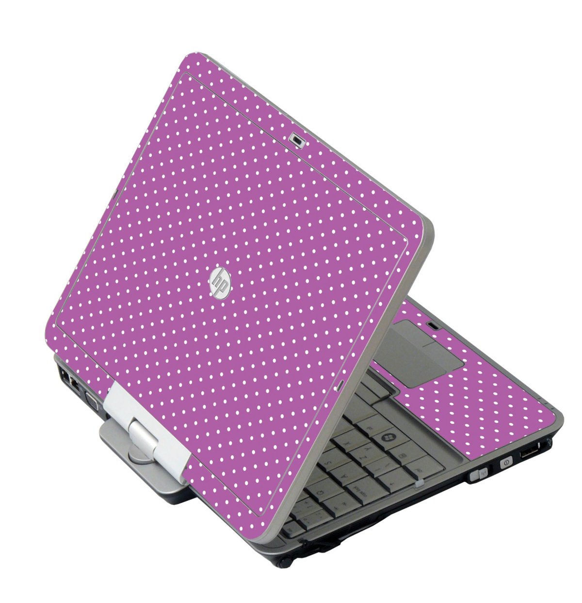 Purple Polka Dot HP 2760P Laptop Skin
