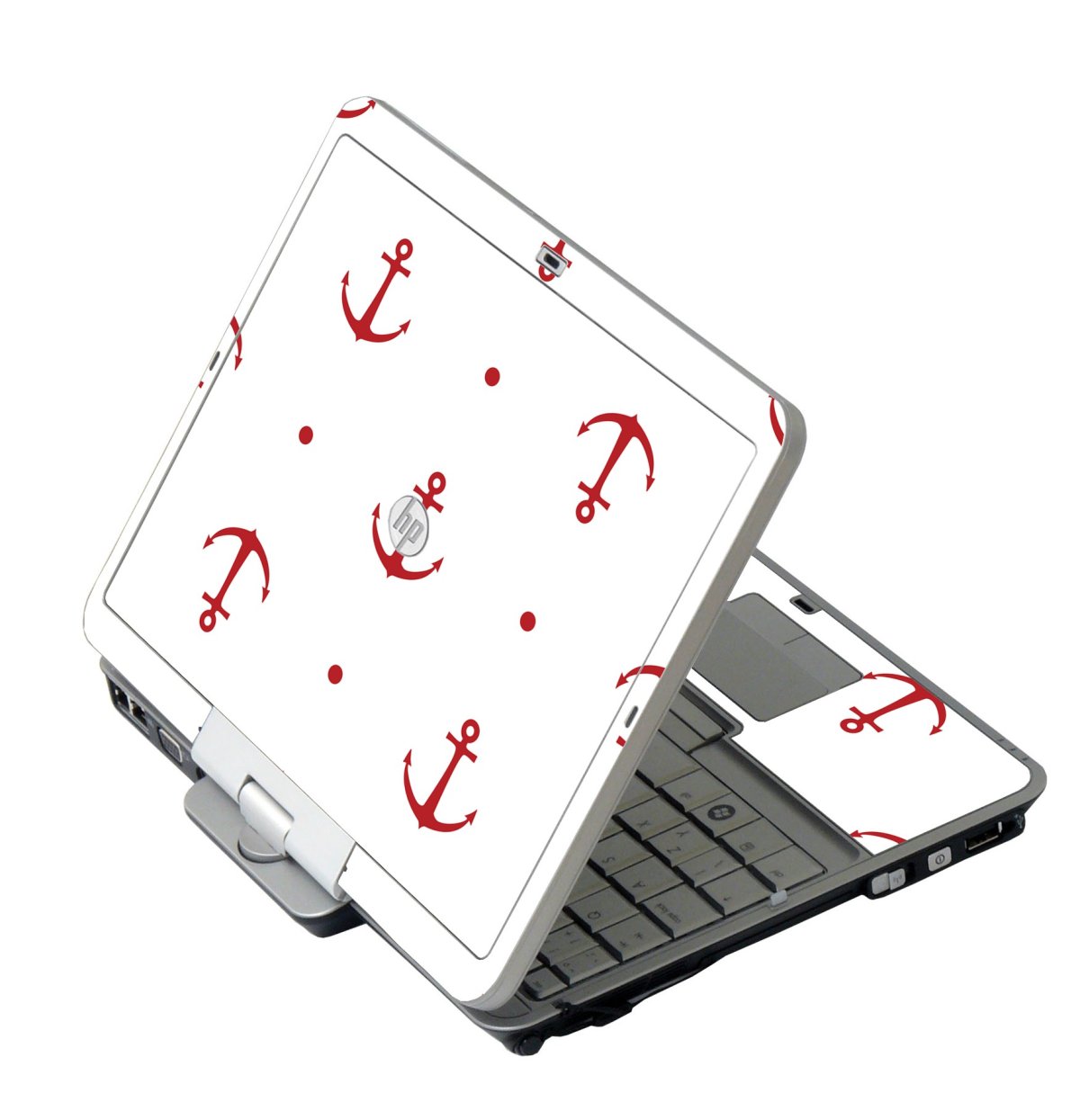 Red Anchors HP 2760P Laptop Skin