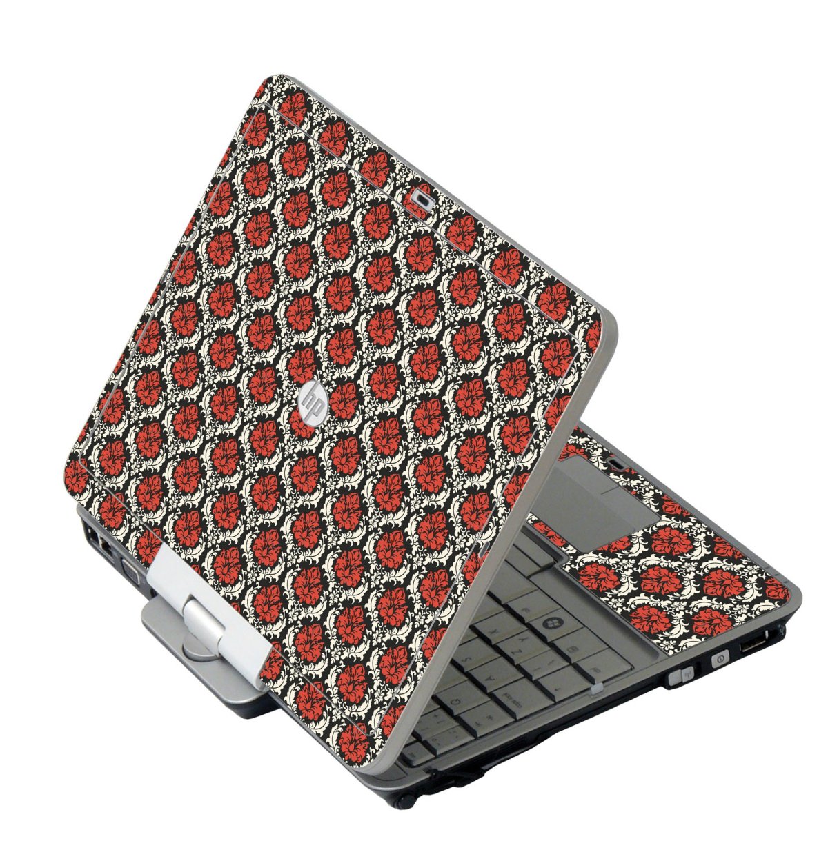 Red Black 5 HP 2760P Laptop Skin