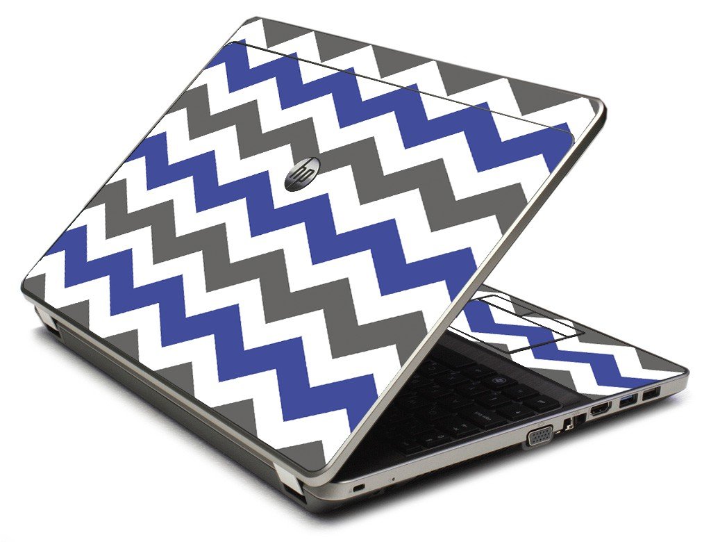 Grey Blue Chevron 4535S Laptop Skin