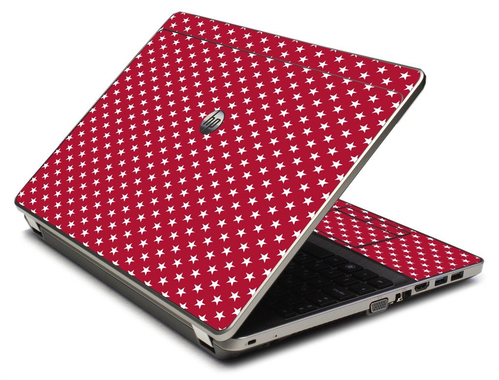 Red White Stars 4535S Laptop Skin