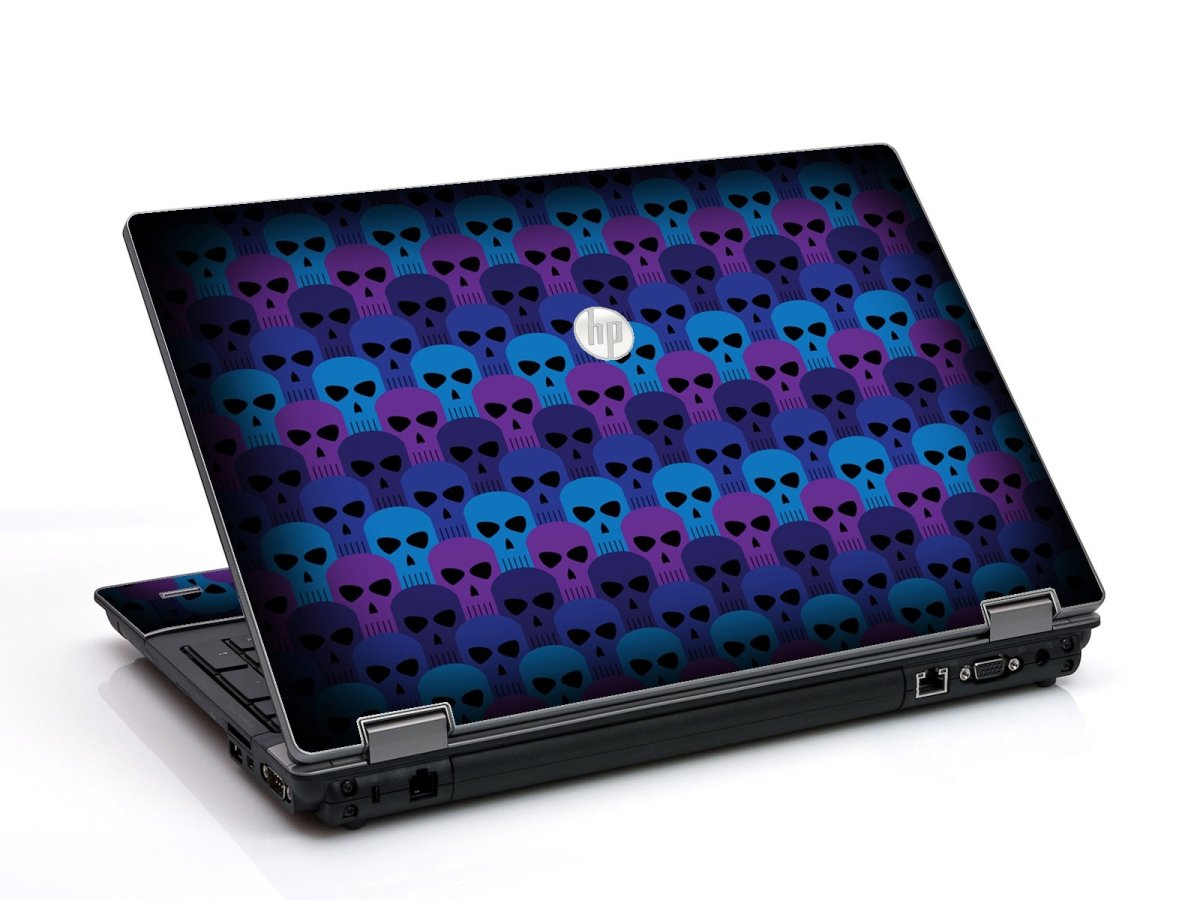 ProBook 6440B BLUE SKULLS Laptop Skin