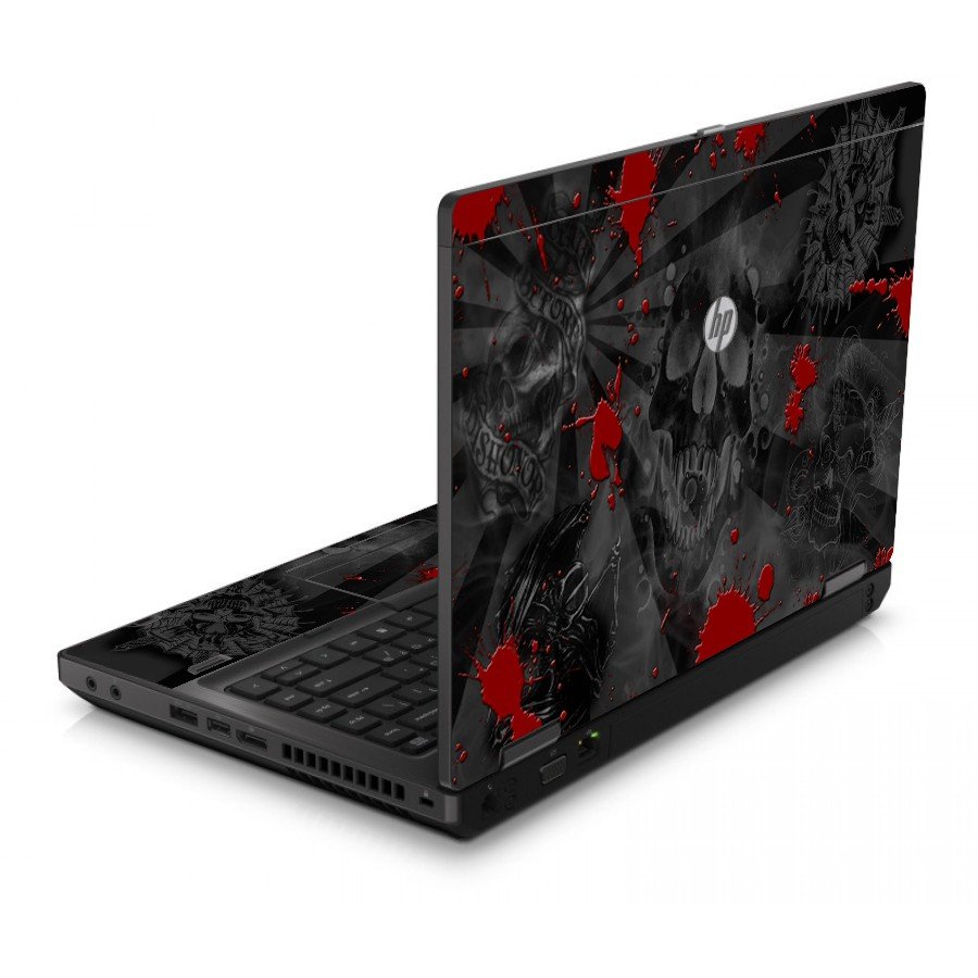 Black Skulls Red 6560B Laptop Skin