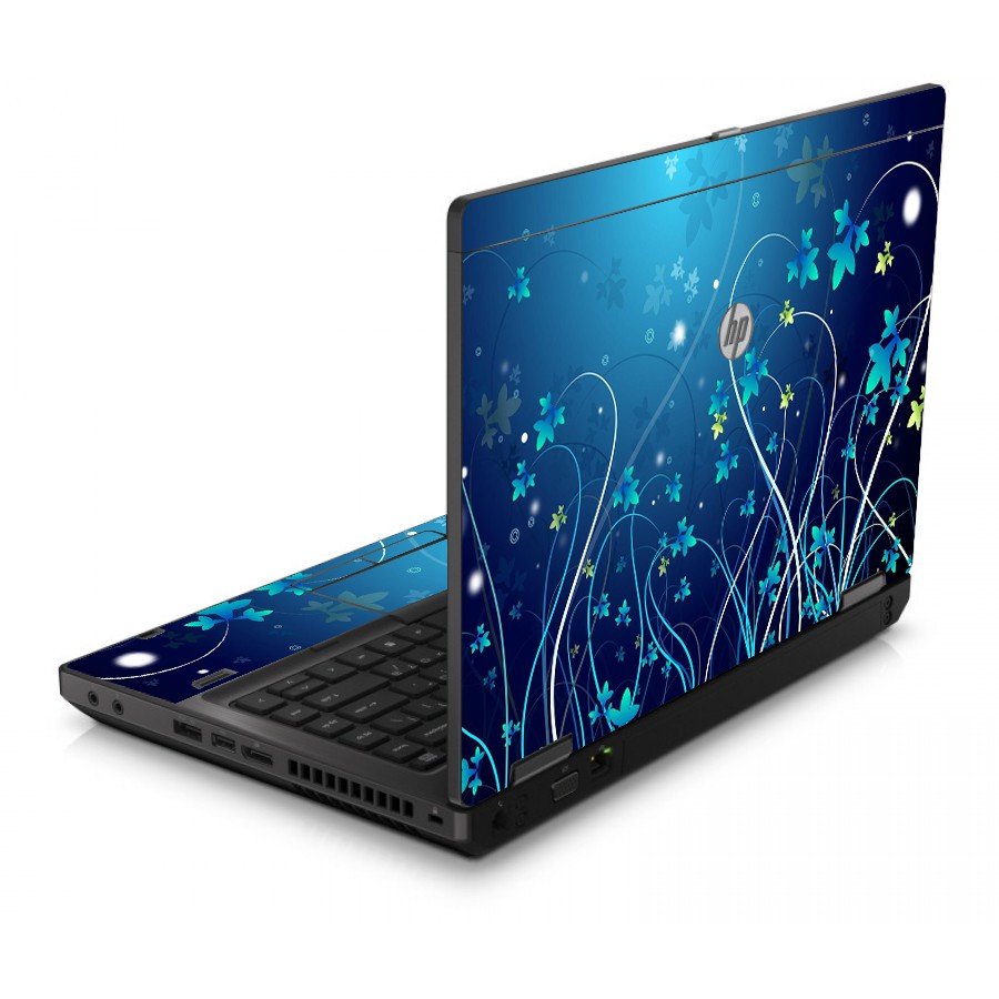 Blue Flowers 6560B Laptop Skin