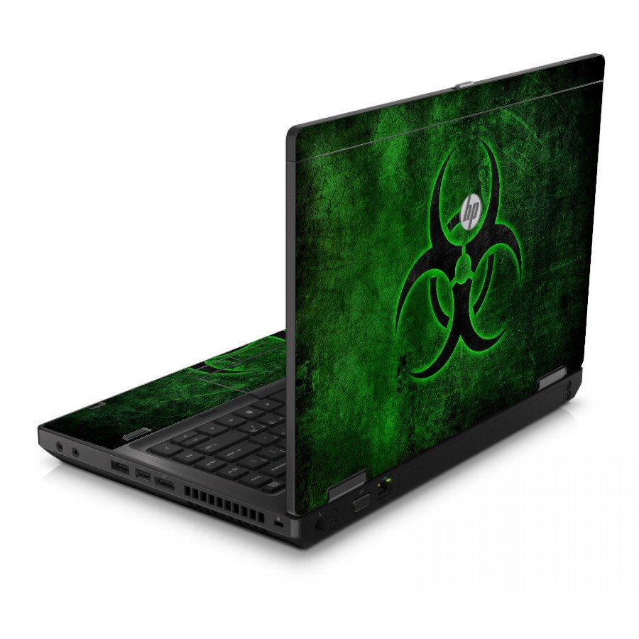 Green Biohazard 6560B Laptop Skin