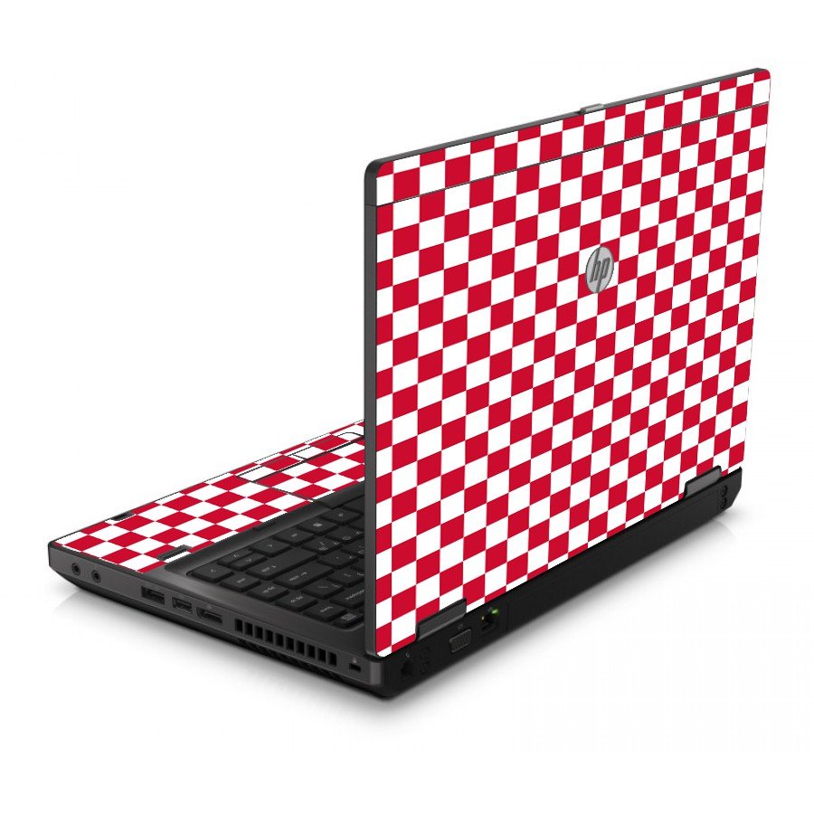 Red Checkered 6560B Laptop Skin