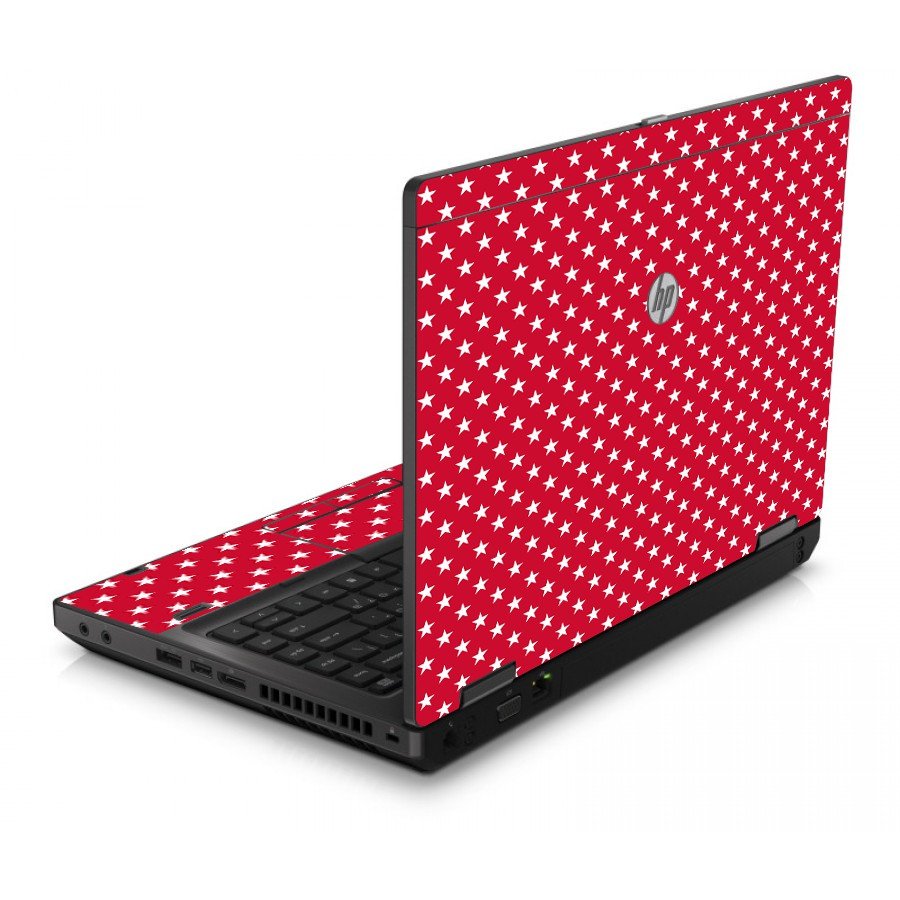 Red White Stars 6560B Laptop Skin