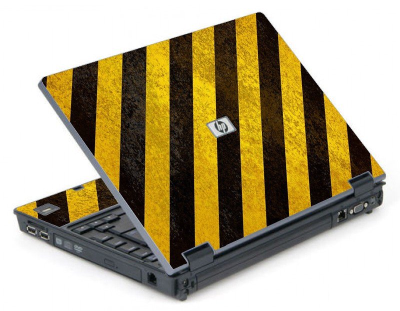 Caution Stripes 6710B Laptop Skin
