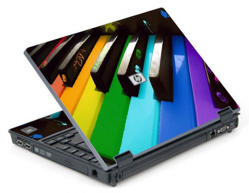 Colorful Piano 6710B Laptop Skin