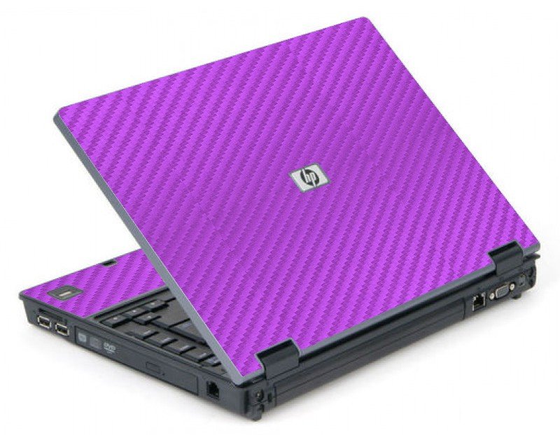 Purple Carbon Fiber 6710B Laptop Skin