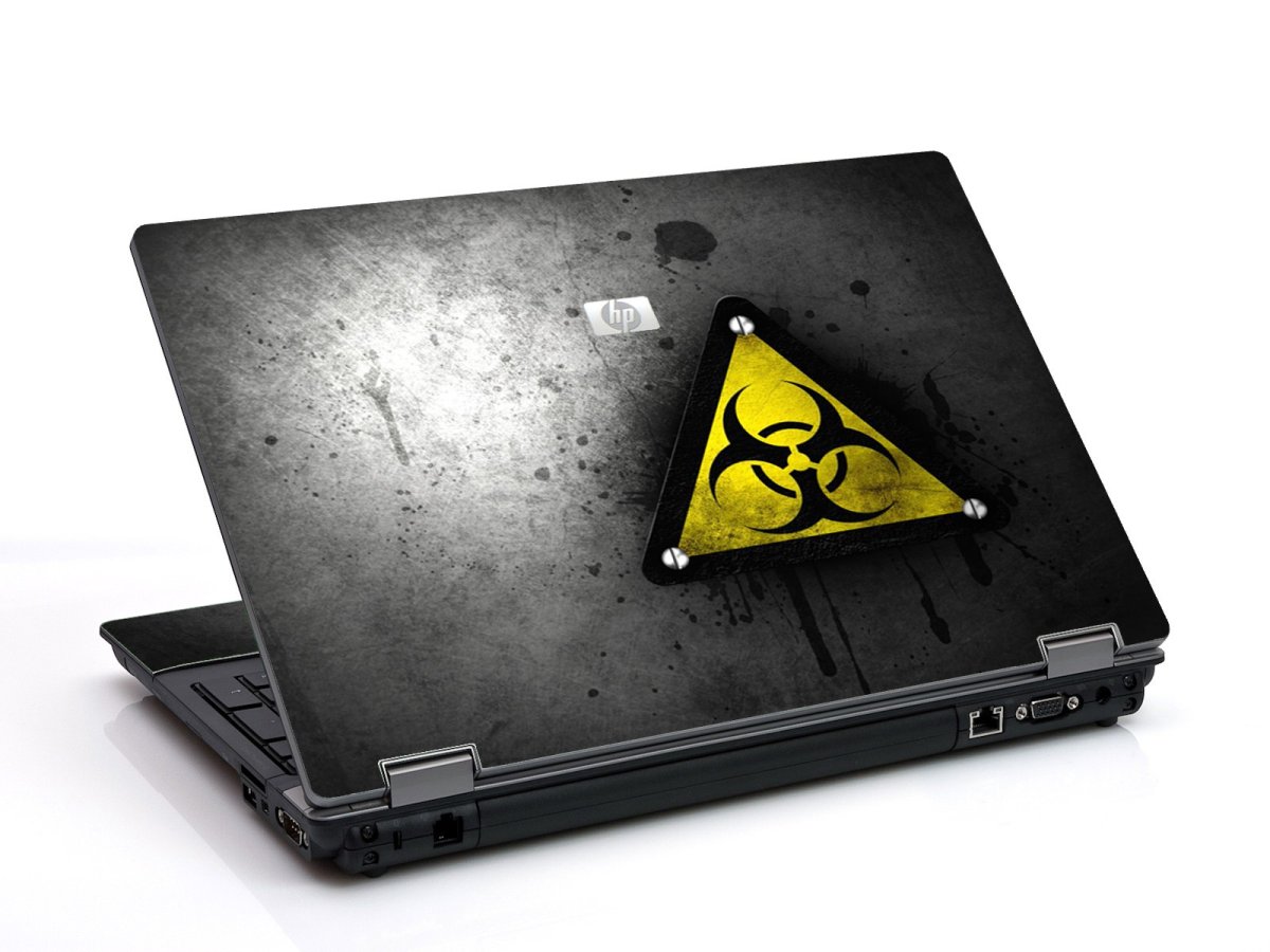 Black Caution 6730B Laptop Skin