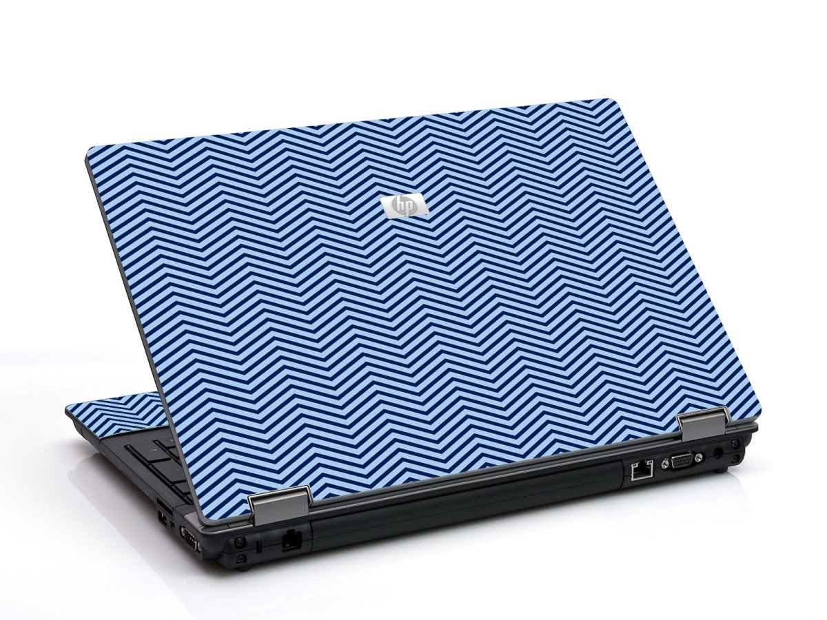 Blue On Blue Chevron 6730B Laptop Skin