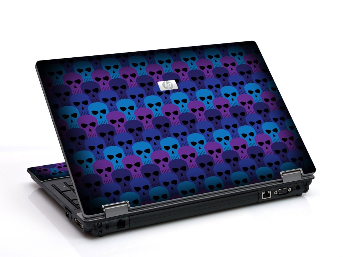 Blue Skulls 6730B Laptop Skin