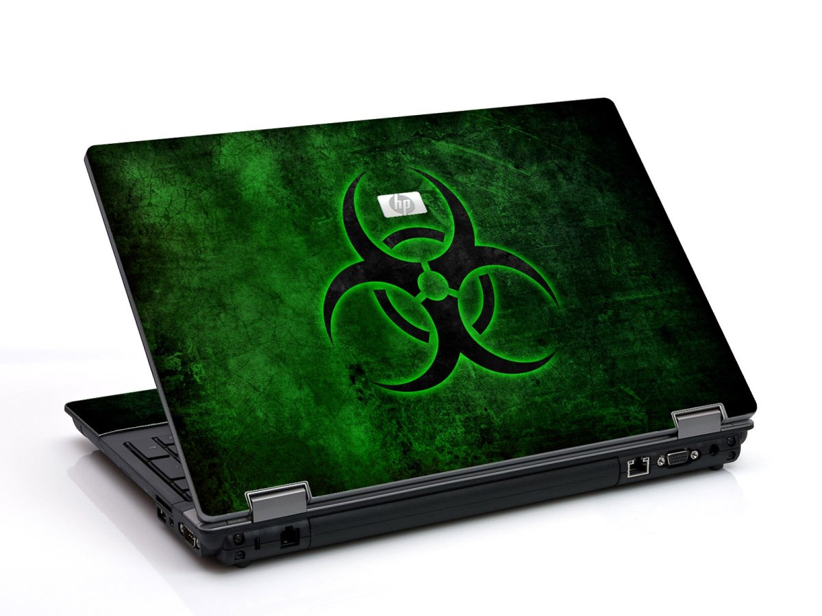 Green Biohazard 6730B Laptop Skin