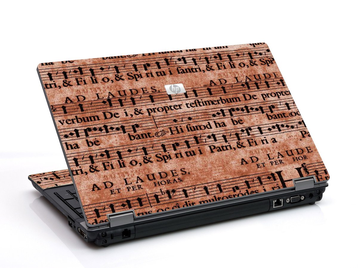 Latin Sheet Music 6730B Laptop Skin