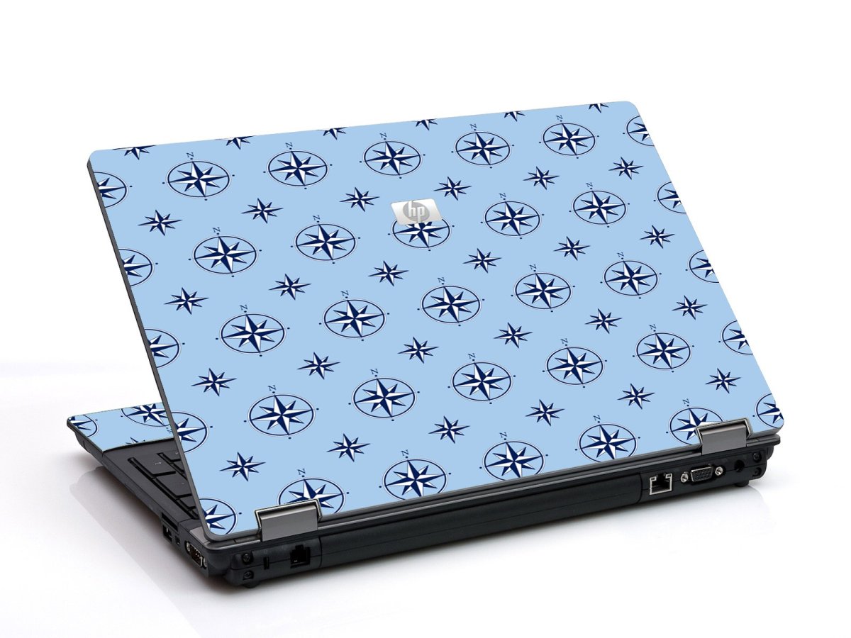 Nautical Blue 6730B Laptop Skin