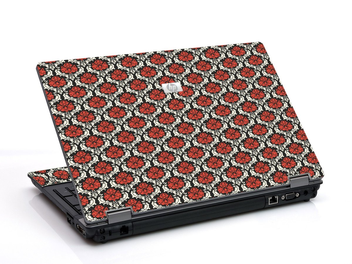 Red Black 5 6730B Laptop Skin
