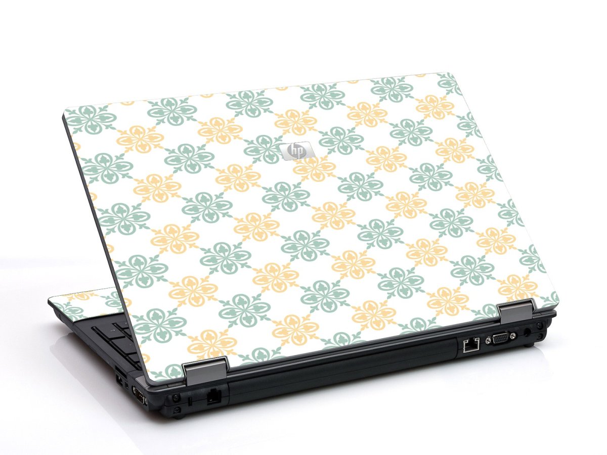 Yellow Green Flowers 6730B