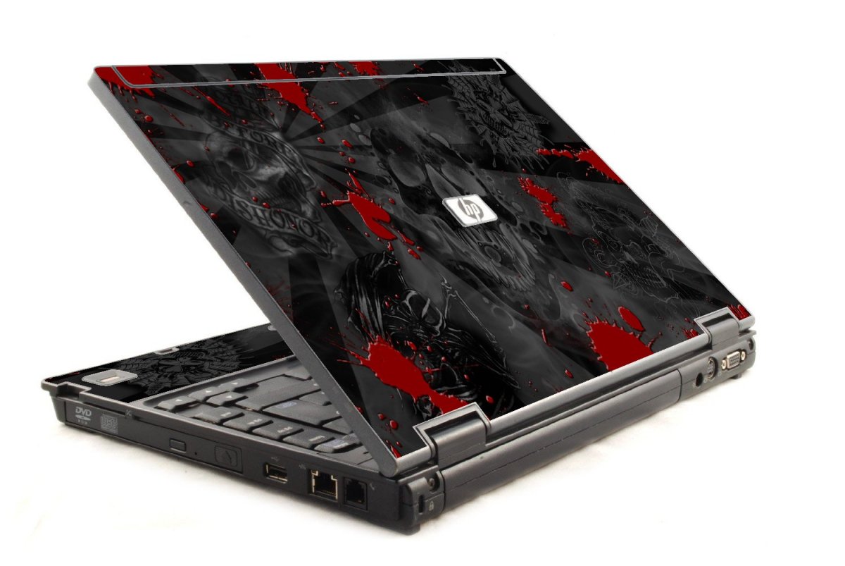Black Skulls Red 6930P Laptop Skin