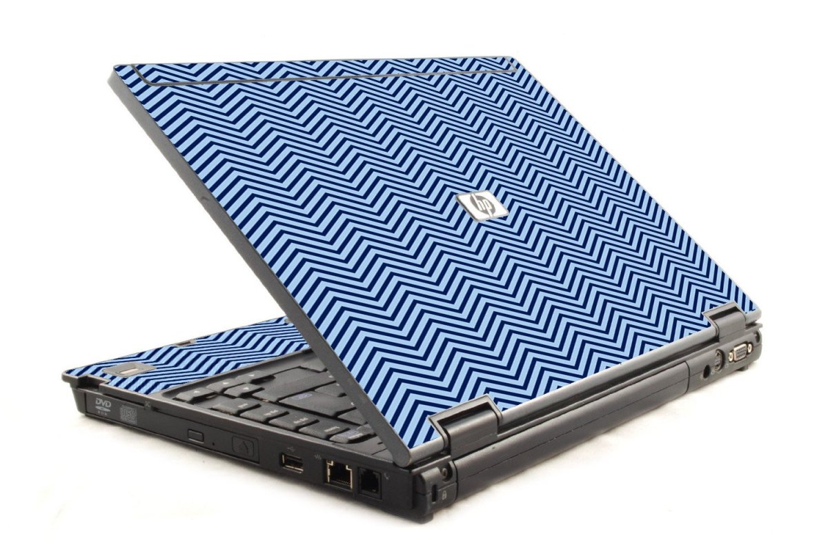 Blue On Blue Chevron 6930P Laptop Skin