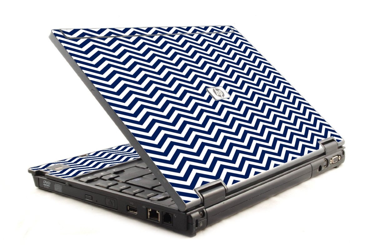 Blue Wavy Chevron 6930P Laptop Skin