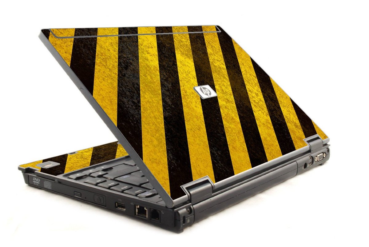 Caution Stripes 6930P Laptop Skin