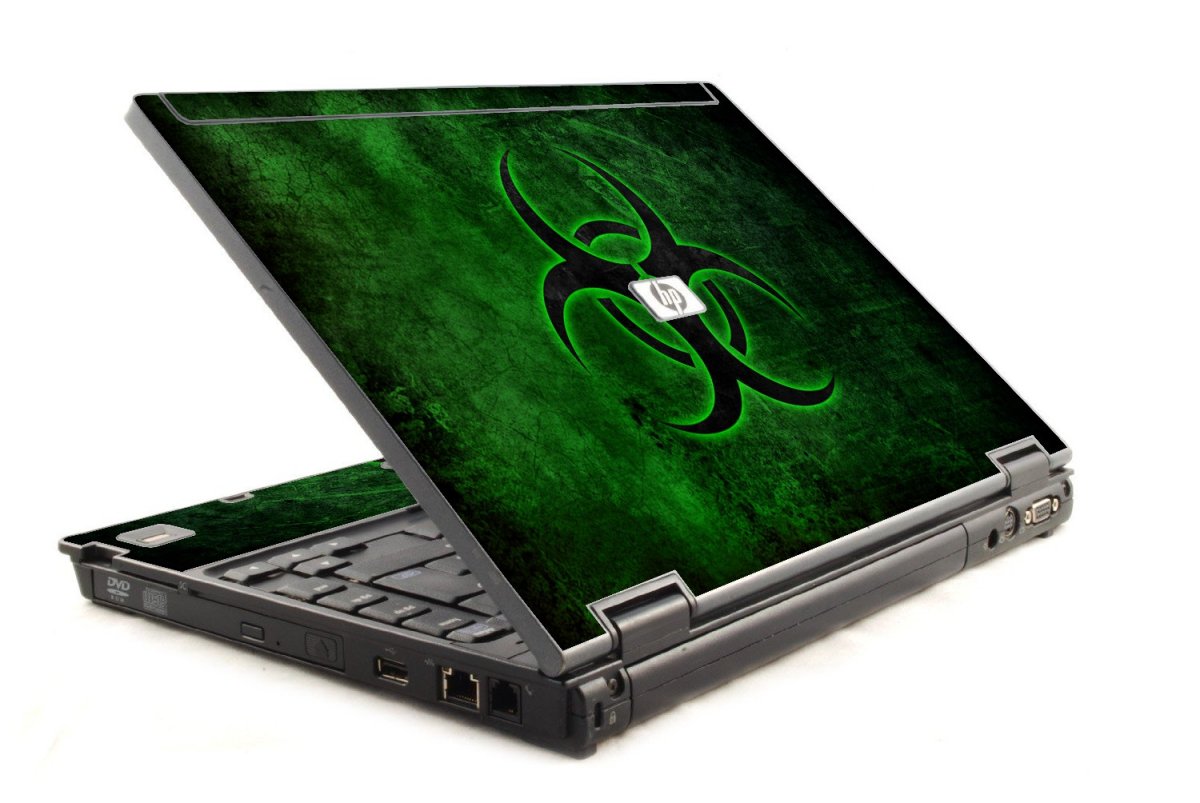Green Biohazard 6930P Laptop Skin