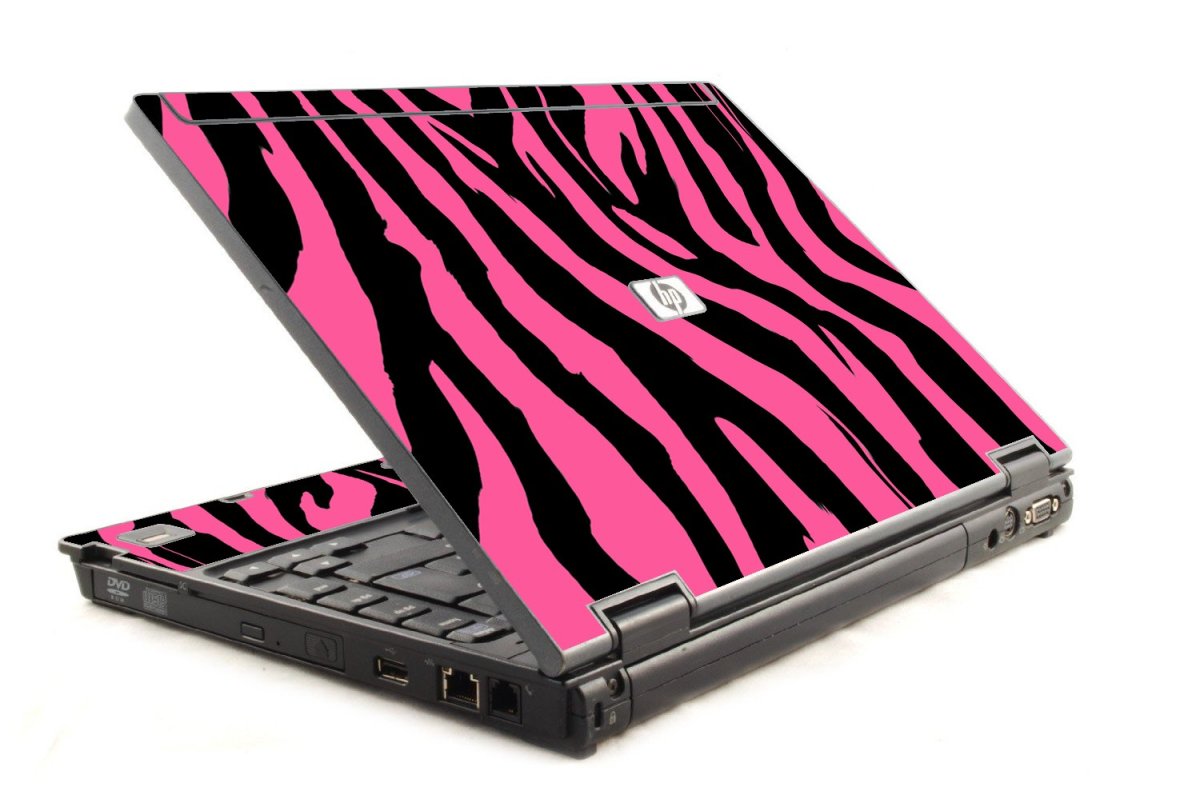 Pink Zebra 6930P Laptop Skin