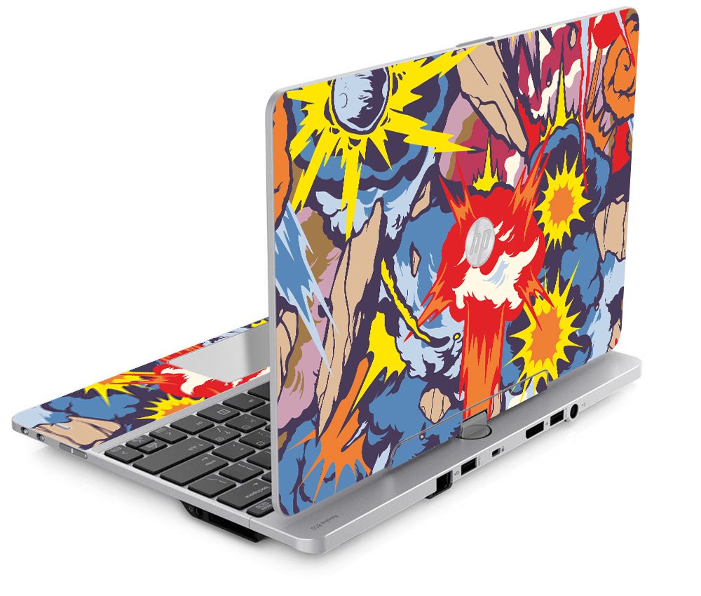 HP EliteBook Revolve 810 G1 G2 G3 COMIC EXPLOSIONS Laptop Skin