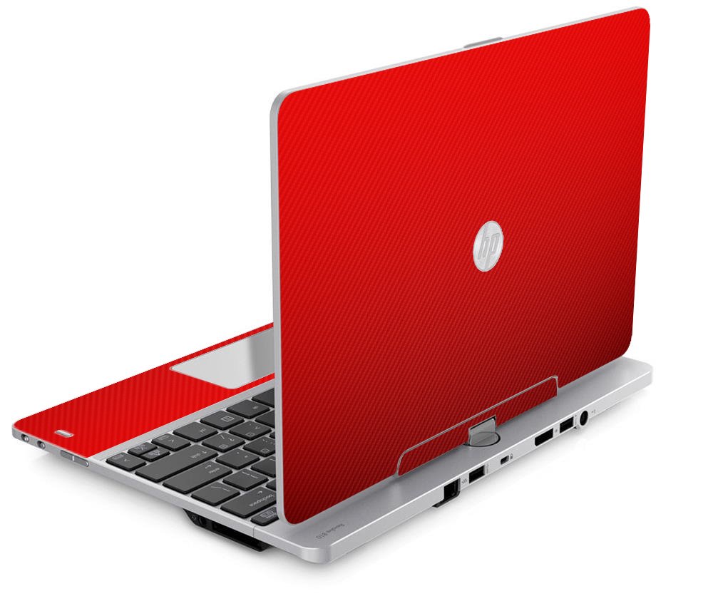HP EliteBook Revolve 810 G1 G2 G3 RED CARBON FIBER Laptop Skin