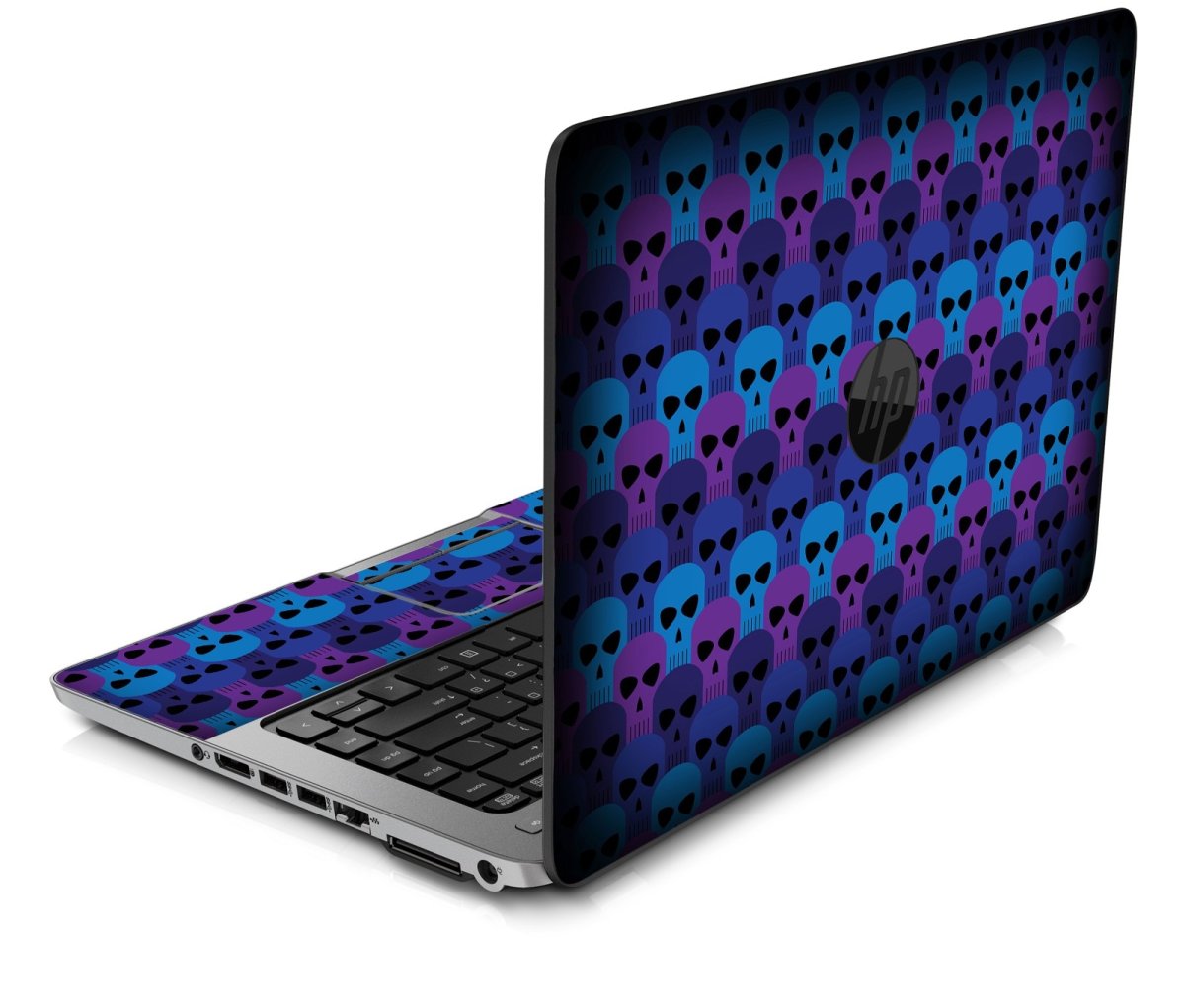 HP EliteBook 840 G4 BLUE SKULLS Laptop Skin