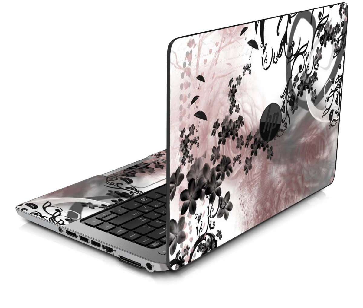 HP EliteBook Folio 1020 G1 FLOWERS AND UMBRELLAS Laptop Skin