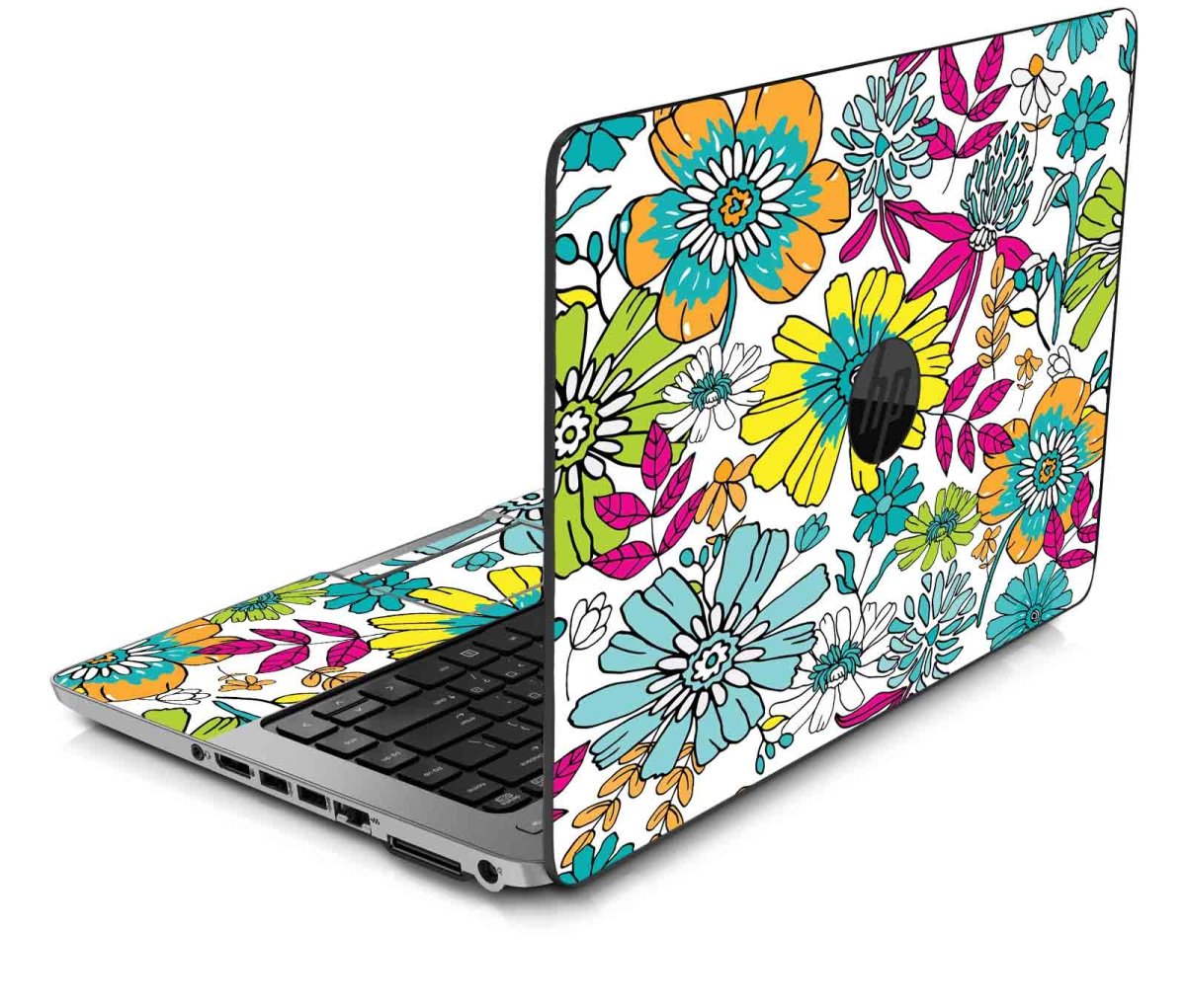 HP Pavilion 15-BS HAND DRAWN FLOWERS Laptop Skin