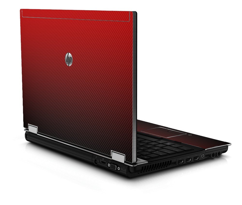 Red Carbon Fiber 8440P Laptop Skin