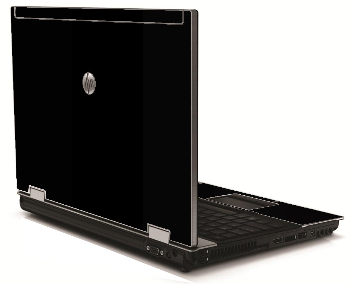 Black HP 8540W Laptop Skin