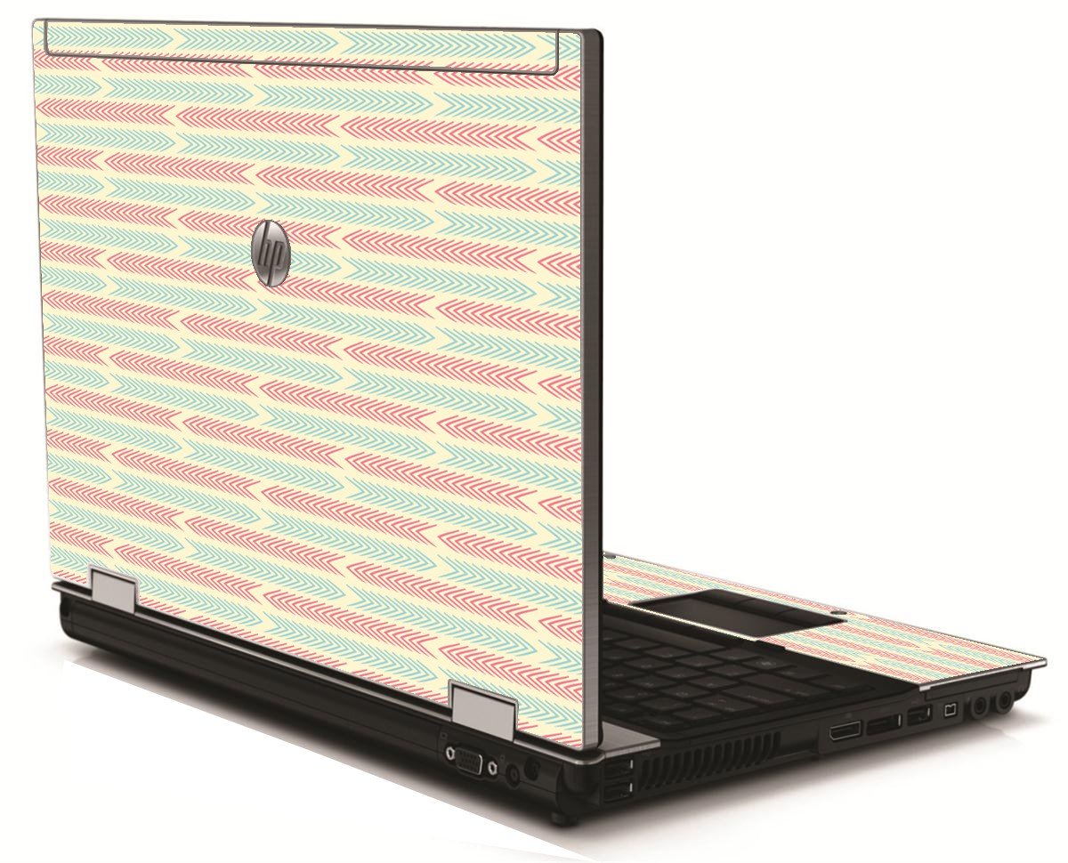Crazy Circus Stripes HP 8540W Laptop Skin