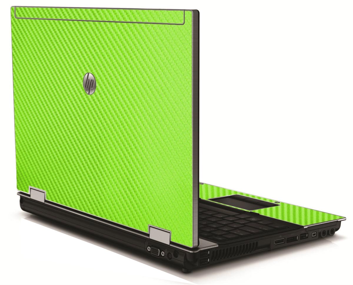 HP EliteBook 8540P GREEN CARBON FIBER Laptop Skin