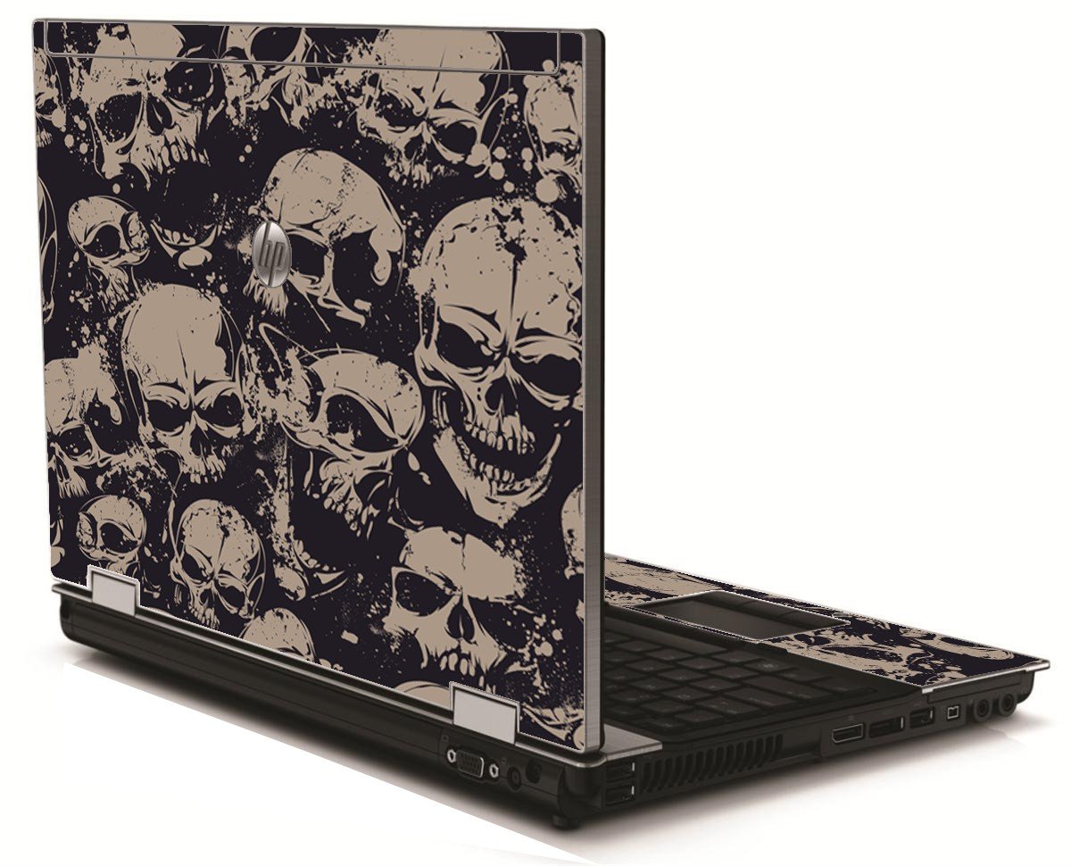Grunge Skulls HP 8540W Laptop Skin