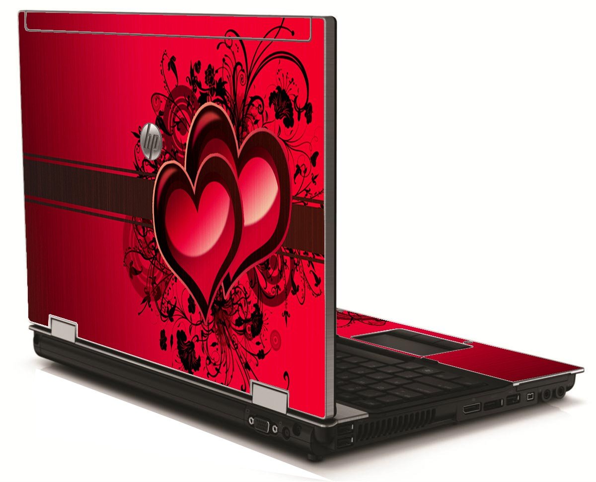 Love Heart HP 8540W Laptop Skin