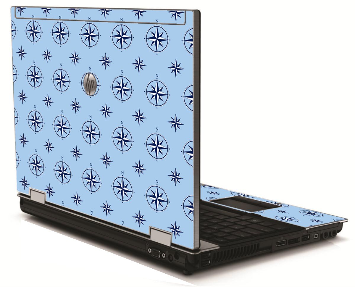 Nautical Blue HP 8540W Laptop Skin