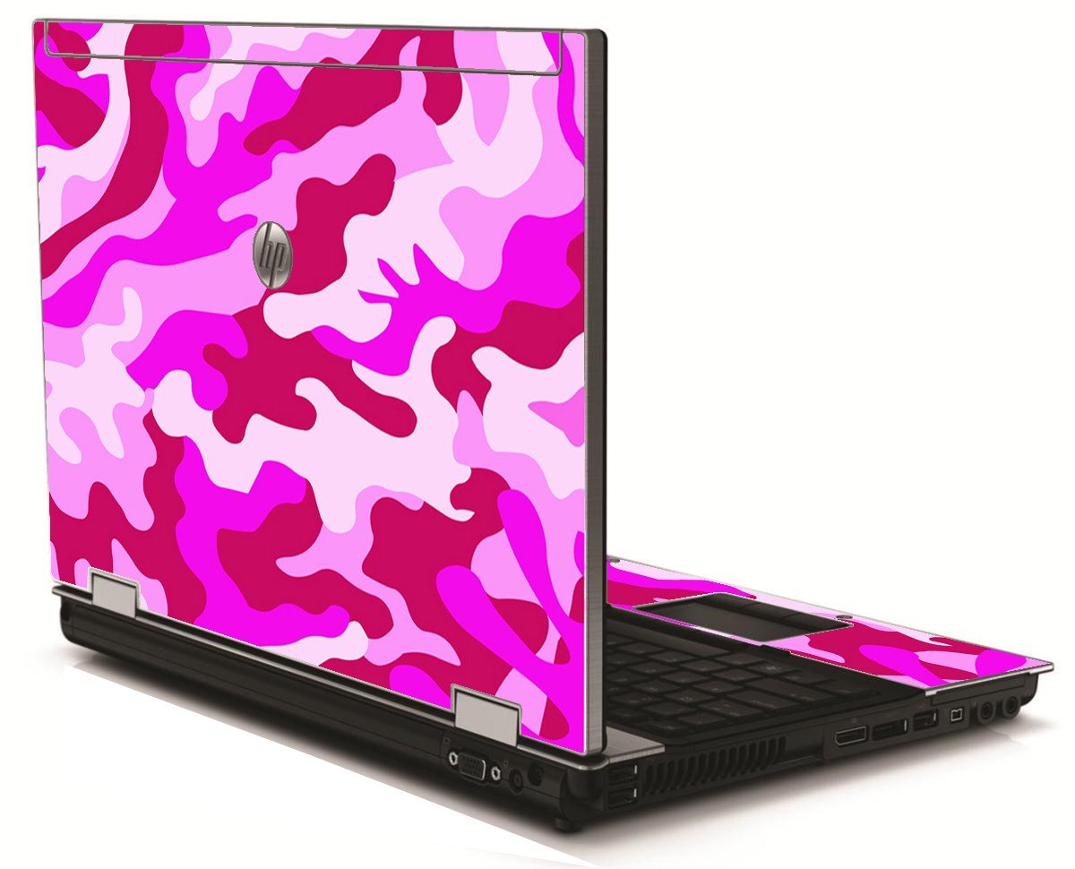 Pink Camo HP 8540W Laptop Skin