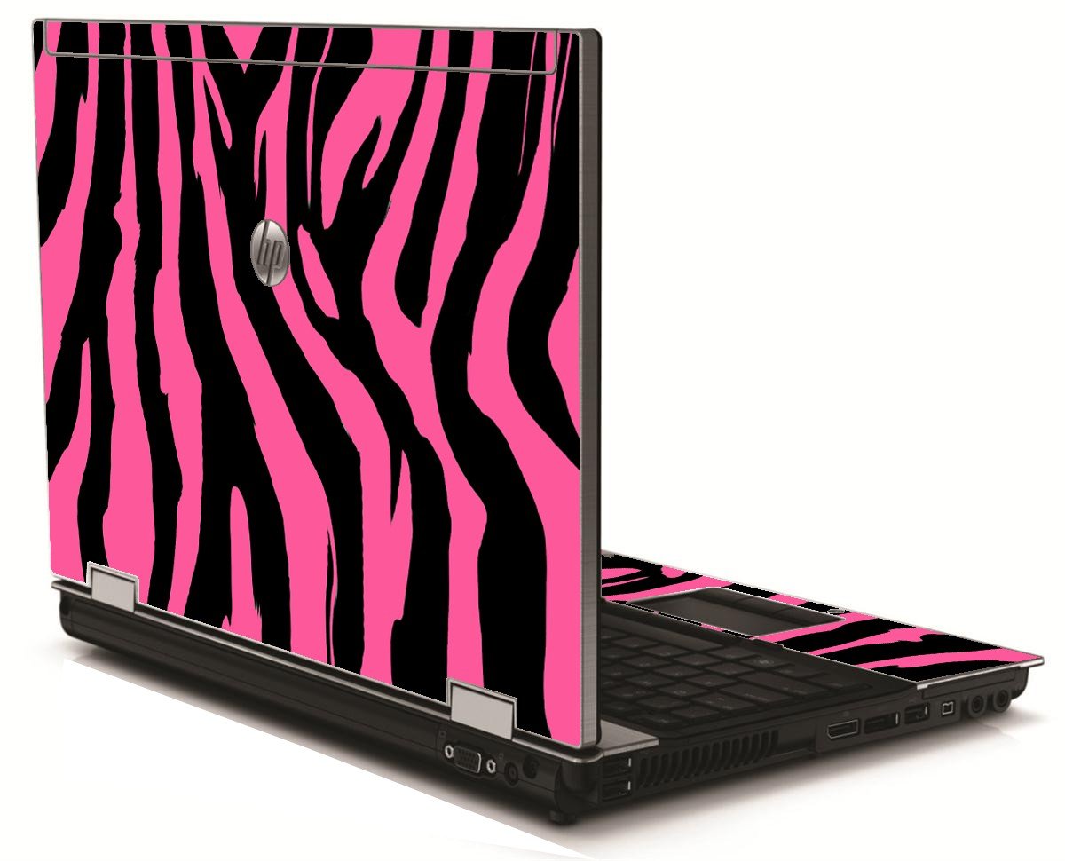Pink Zebra HP 8540W Laptop Skin