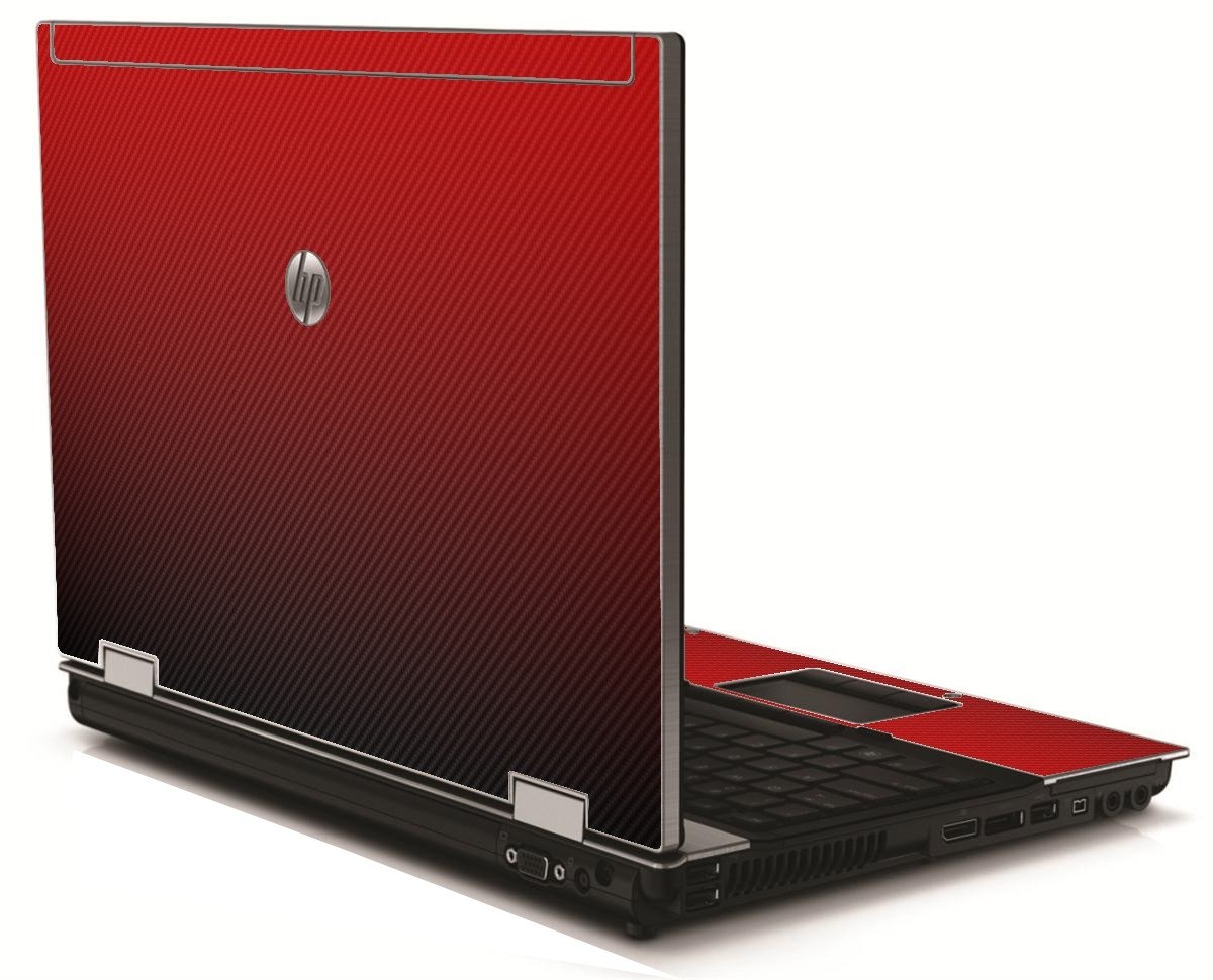 HP EliteBook 8540P RED CARBON FIBER Laptop Skin