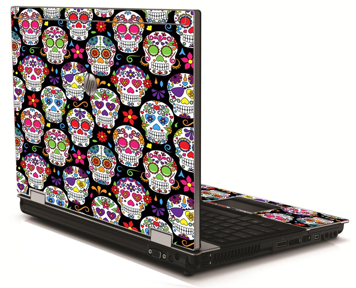 Sugar Skulls Seven HP 8540W Laptop Skin